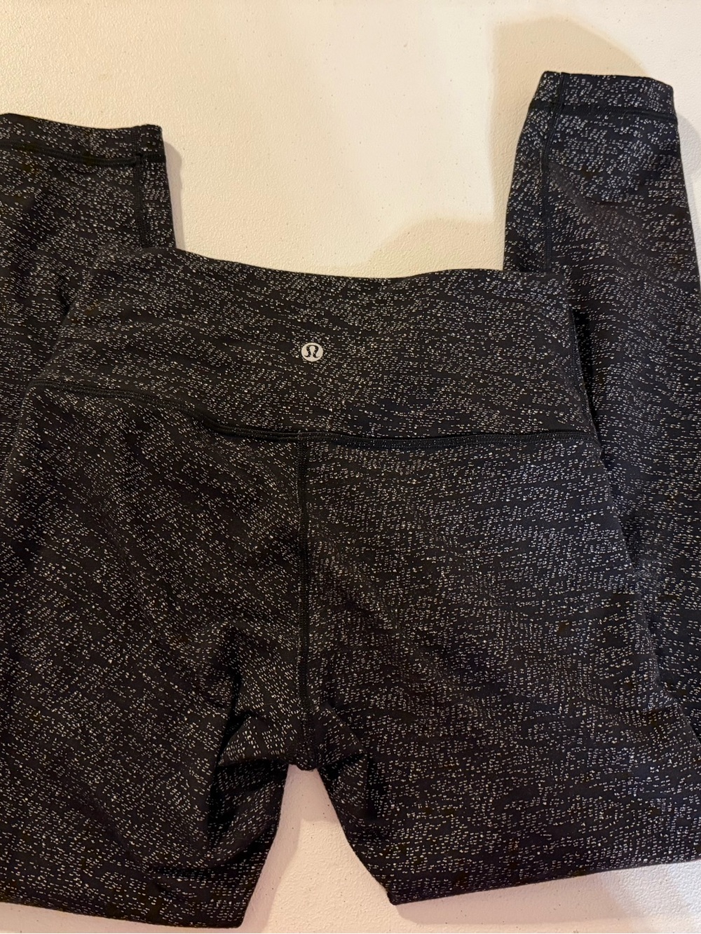 lululemon wunder under fleece heather gray leggings size 6
